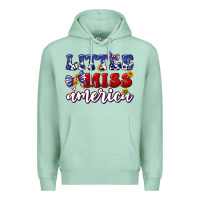 Seafoam little miss america Premium Hoodie - texasbilliewilder