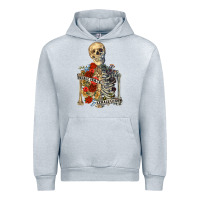 Heather Grey inhale peace exhale chaos Urban Hoodie - RanaPortraitStore