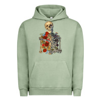 Pigment Oil Green inhale peace exhale chaos Urban Hoodie - RanaPortraitStore