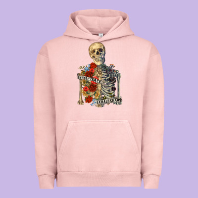 Urban Hoodie inhale peace exhale chaos