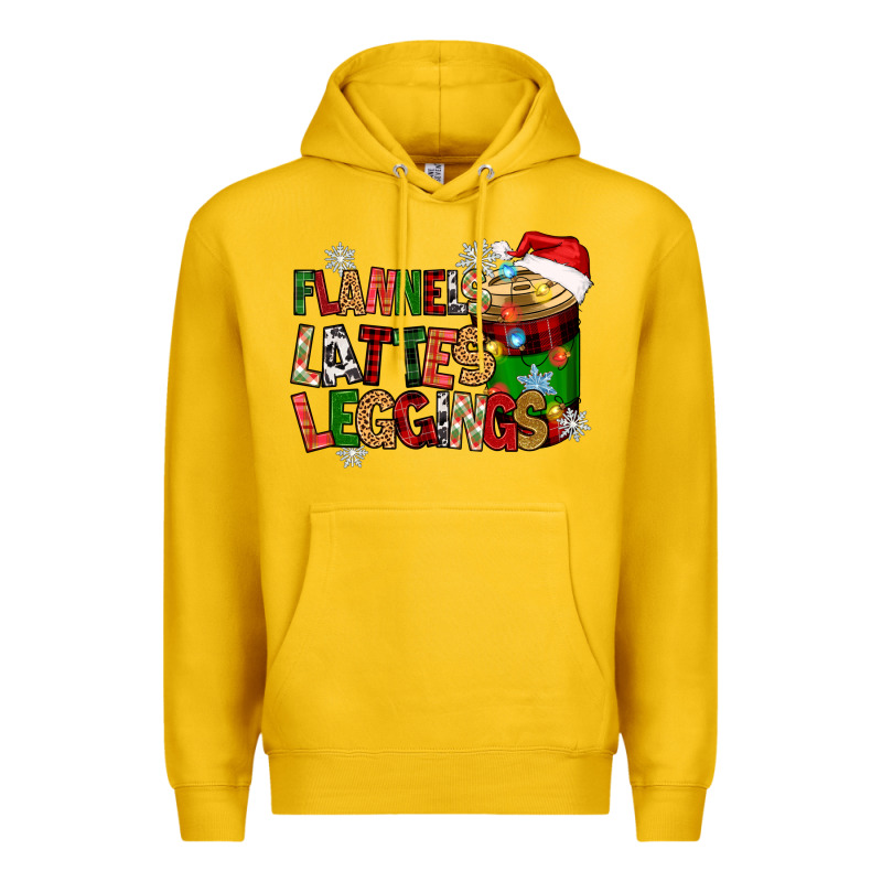 Flannels Lattes Premium Hoodie by Zillion Design Studio | Teevron