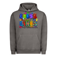 Pigment Tornado color outside the lines autism awareness Urban Hoodie - Zillion Design Studio