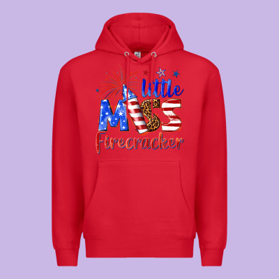 Little Miss Firecracker Billie Wilder Premium Hoodie Designed By Texasbilliewilder