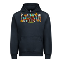 Navy barn mom western mother s day Urban Hoodie - texasbilliewilder