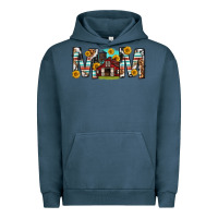 Pigment Midnight Navy barn mom western mother s day Urban Hoodie - texasbilliewilder
