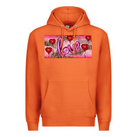 Carrot Valentine's Day Love Balloon Heart Balloons Premium Hoodie - RanaPortraitStore