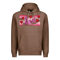 Chestnut Valentine's Day Love Balloon Heart Balloons Premium Hoodie - RanaPortraitStore