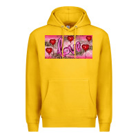 Lemon Valentine's Day Love Balloon Heart Balloons Premium Hoodie - RanaPortraitStore