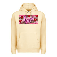 Pina Colada Valentine's Day Love Balloon Heart Balloons Premium Hoodie - RanaPortraitStore
