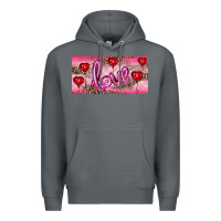 Rock Valentine's Day Love Balloon Heart Balloons Premium Hoodie - RanaPortraitStore