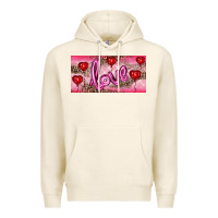 Tofu Valentine's Day Love Balloon Heart Balloons Premium Hoodie - RanaPortraitStore