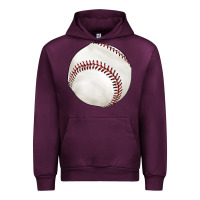 Mauve Wine baseball Urban Hoodie - texasbilliewilder