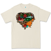 Bone festive western christmas heart Premium Tee - CowhideDigitalArt