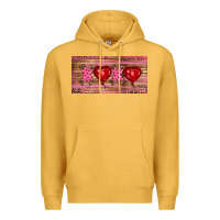 Mustard Valentine's Day Xoxo Premium Hoodie - RanaPortraitStore