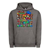 Pigment Tornado think before you judge autism Urban Hoodie - Zillion Design Studio