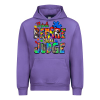 Tulip think before you judge autism Urban Hoodie - Zillion Design Studio