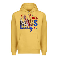 Antique Gold little miss liberty billie wilder Premium Hoodie - texasbilliewilder