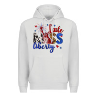 Dove Grey little miss liberty billie wilder Premium Hoodie - texasbilliewilder