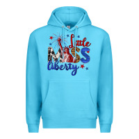 Ocean Blue little miss liberty billie wilder Premium Hoodie - texasbilliewilder