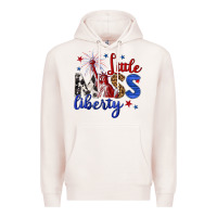 Pale Pink little miss liberty billie wilder Premium Hoodie - texasbilliewilder