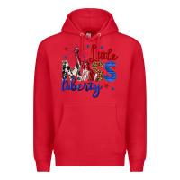 Red little miss liberty billie wilder Premium Hoodie - texasbilliewilder