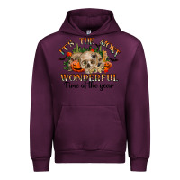 Mauve Wine it's the most wonderful time of the year Urban Hoodie - RanaPortraitStore