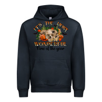 Navy it's the most wonderful time of the year Urban Hoodie - RanaPortraitStore