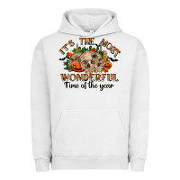 Pigment Lunar Rock it's the most wonderful time of the year Urban Hoodie - RanaPortraitStore
