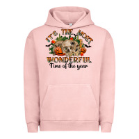 Pigment Salmon it's the most wonderful time of the year Urban Hoodie - RanaPortraitStore