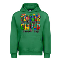 Emerald teacher can hear what a child cannot say Urban Hoodie - Zillion Design Studio