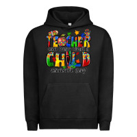 Pigment Black teacher can hear what a child cannot say Urban Hoodie - Zillion Design Studio