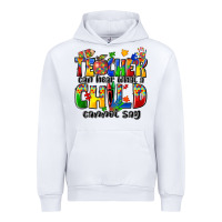 White teacher can hear what a child cannot say Urban Hoodie - Zillion Design Studio