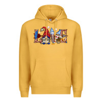 Mustard love 4th july with gnome billie wilder Premium Hoodie - texasbilliewilder