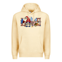 Pina Colada love 4th july with gnome billie wilder Premium Hoodie - texasbilliewilder