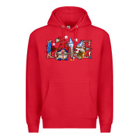 Love 4th July With Gnome Billie Wilder Premium Hoodie | Teevron