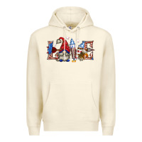 Sandshell love 4th july with gnome billie wilder Premium Hoodie - texasbilliewilder