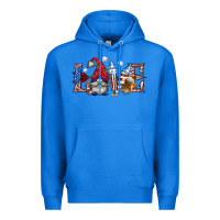 True Royal love 4th july with gnome billie wilder Premium Hoodie - texasbilliewilder