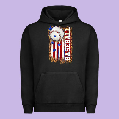 Urban Hoodie baseball american flag
