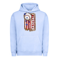 Pigment Grape Ice baseball american flag Urban Hoodie - texasbilliewilder