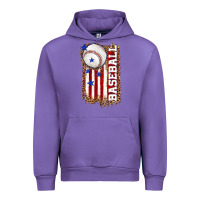 Tulip baseball american flag Urban Hoodie - texasbilliewilder