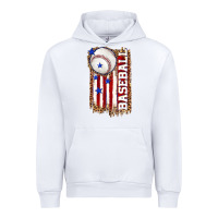 White baseball american flag Urban Hoodie - texasbilliewilder