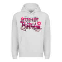 Dove Grey pink its my birthday Premium Hoodie - Zillion Design Studio