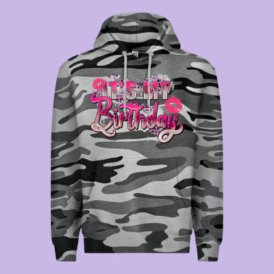Pink Its My Birthday Premium Hoodie Designed By Zillion Design Studio