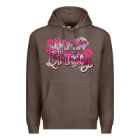 Coffee pink its my birthday Premium Hoodie - Zillion Design Studio