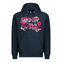 Navy pink its my birthday Premium Hoodie - Zillion Design Studio