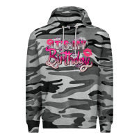 Slate Camo pink its my birthday Premium Hoodie - Zillion Design Studio