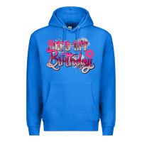 True Royal pink its my birthday Premium Hoodie - Zillion Design Studio