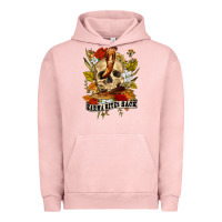 Pigment Salmon karma bites back Urban Hoodie - RanaPortraitStore