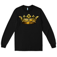 Black crown Long Sleeve Tee - BarkalooDesign
