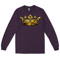 Plum crown Long Sleeve Tee - BarkalooDesign